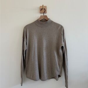 Madewell Mock Neck Sweater – Merino Wool & Alpaca Blend